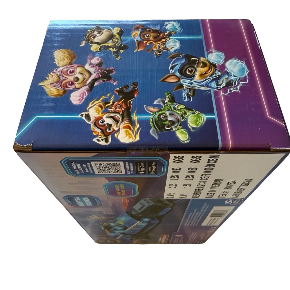 Paw Patrol Chase Mighty Transforming Cruiser Blue Lights Sounds Kids Toy NIB - Picture 8 of 8